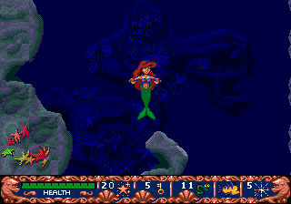 Ariel the Little Mermaid screenshot 3 for Sega Genesis